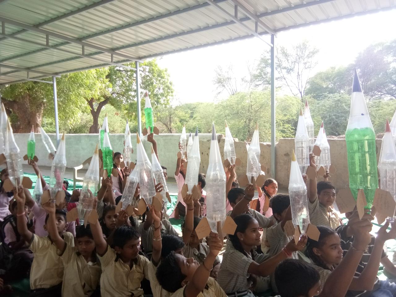 Students participating in an activity